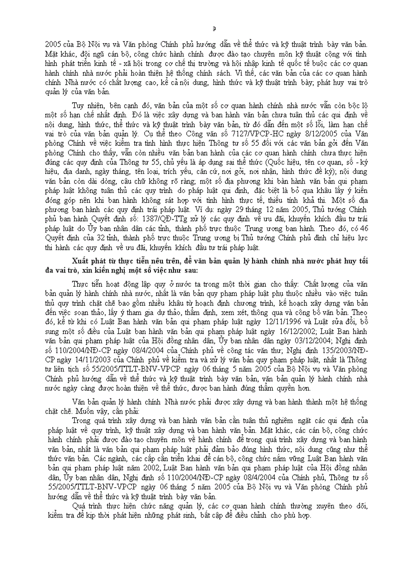 image for page Tổng hợp các câu hỏi về văn bản quản lý nhà nước