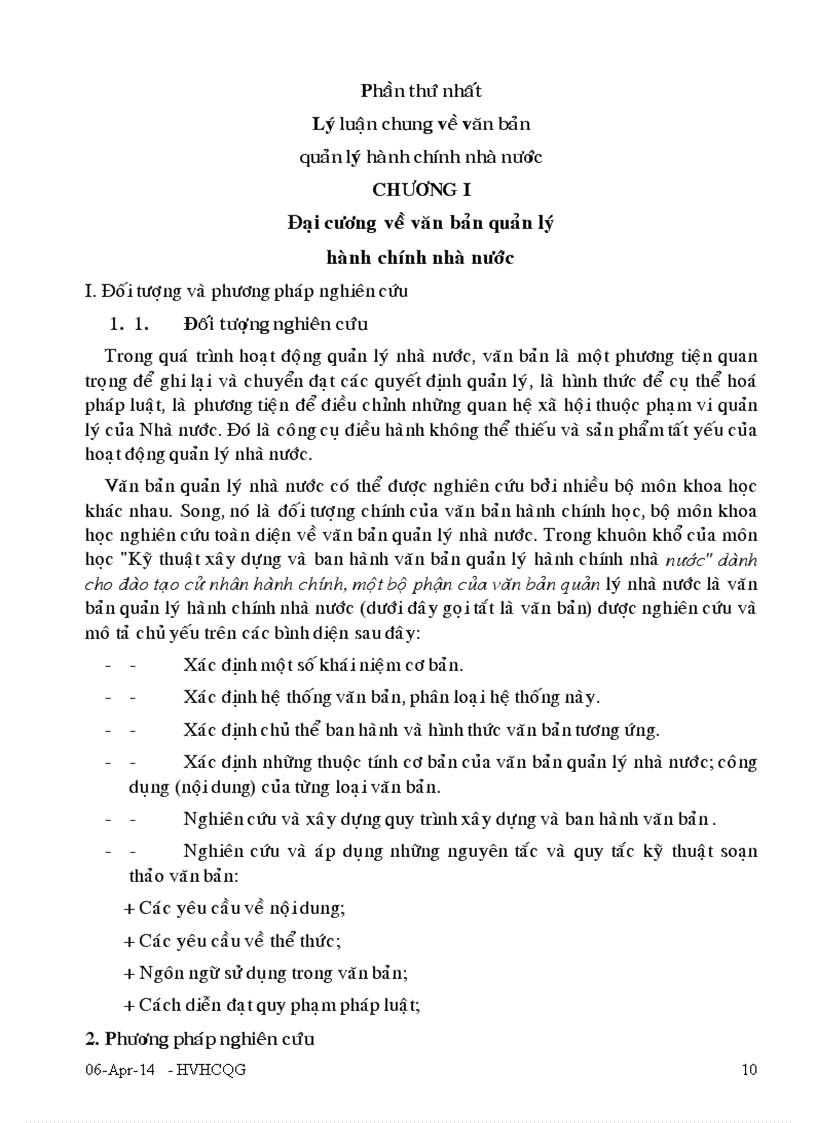 image for page Kỹ thuật xây dựng và ban hành văn bản quản lý hành chính nhà nước 1