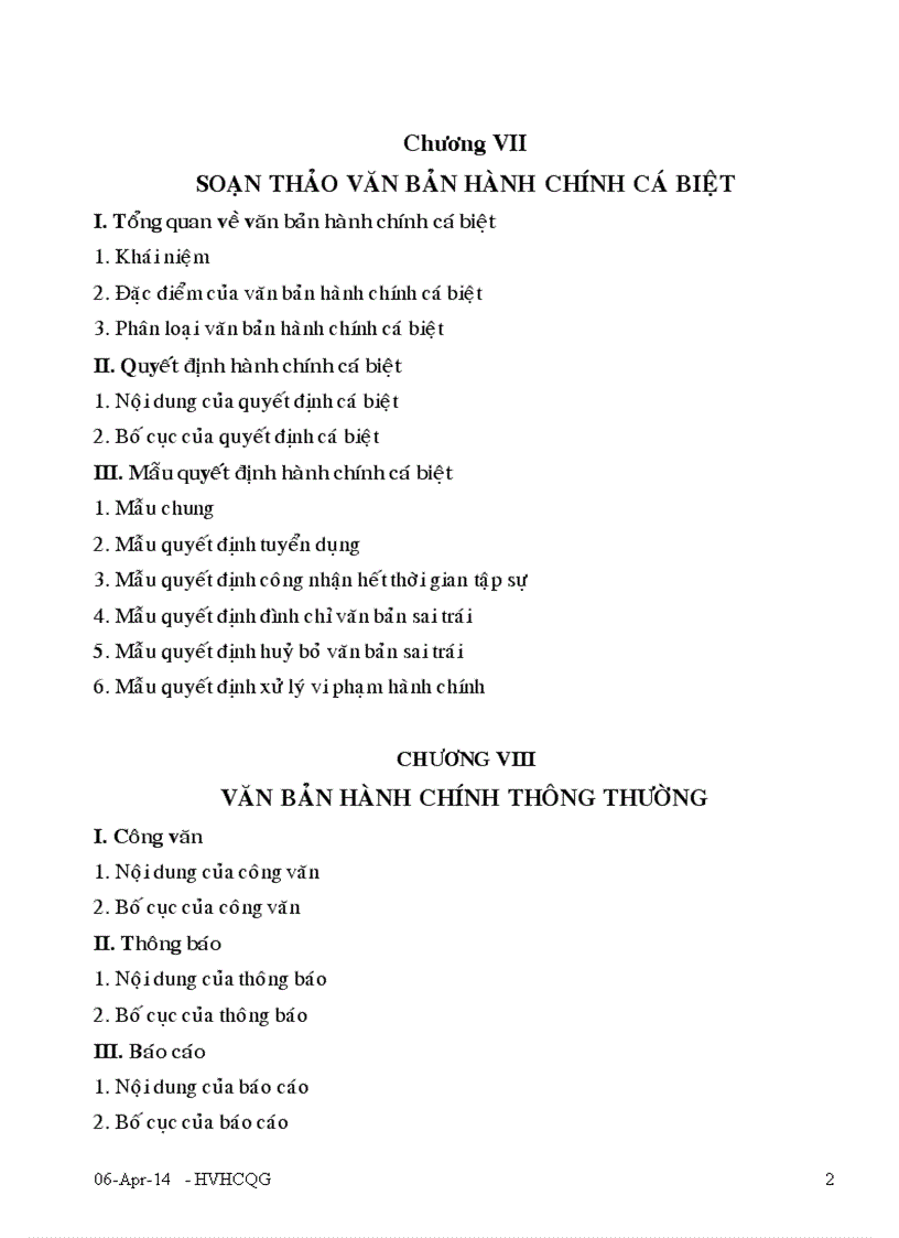 image for page Kỹ thuật xây dựng và ban hành văn bản quản lý hành chính nhà nước Phần 2