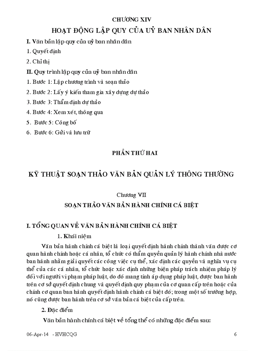 image for page Kỹ thuật xây dựng và ban hành văn bản quản lý hành chính nhà nước Phần 2