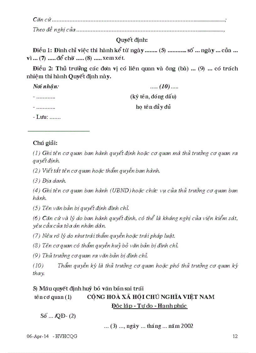 image for page Kỹ thuật xây dựng và ban hành văn bản quản lý hành chính nhà nước Phần 2