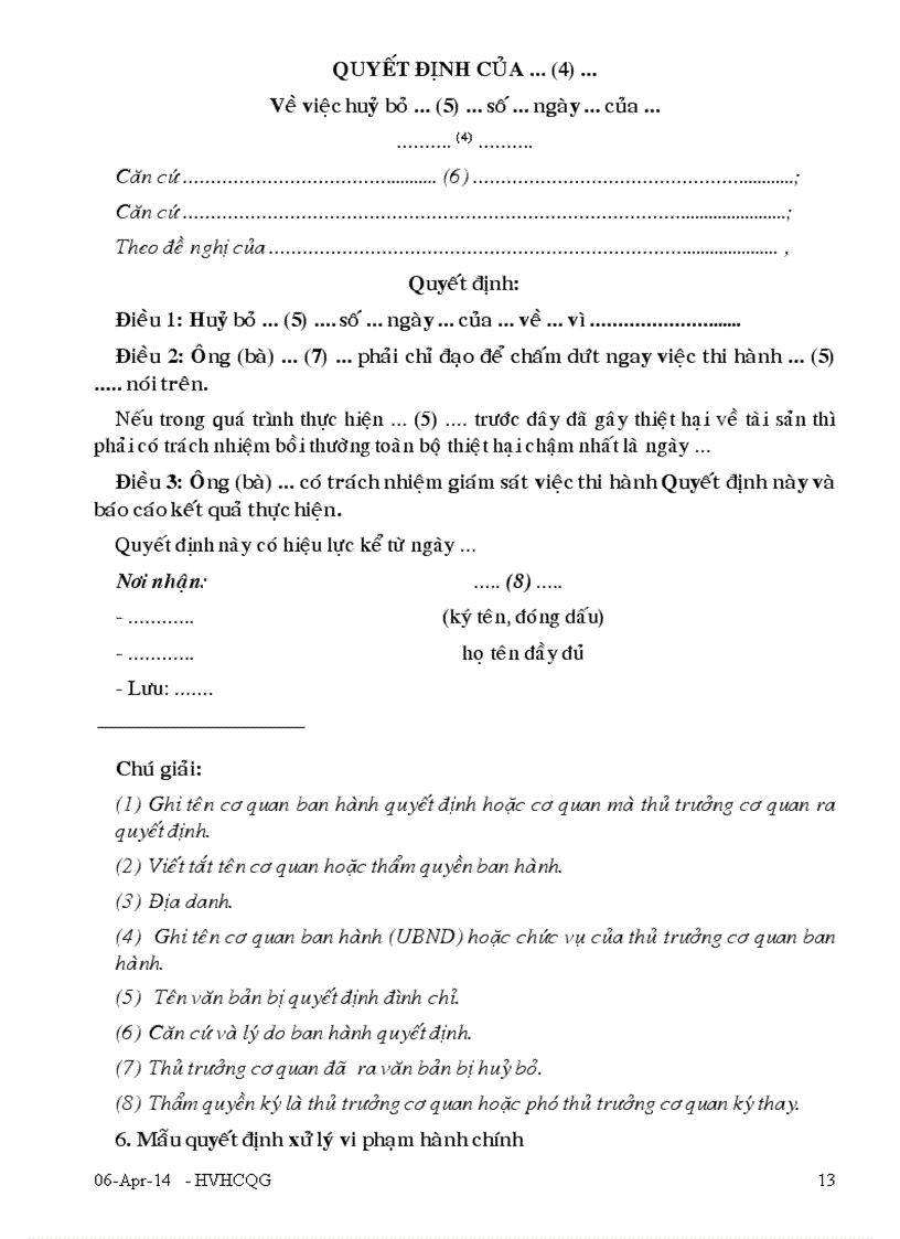 image for page Kỹ thuật xây dựng và ban hành văn bản quản lý hành chính nhà nước Phần 2