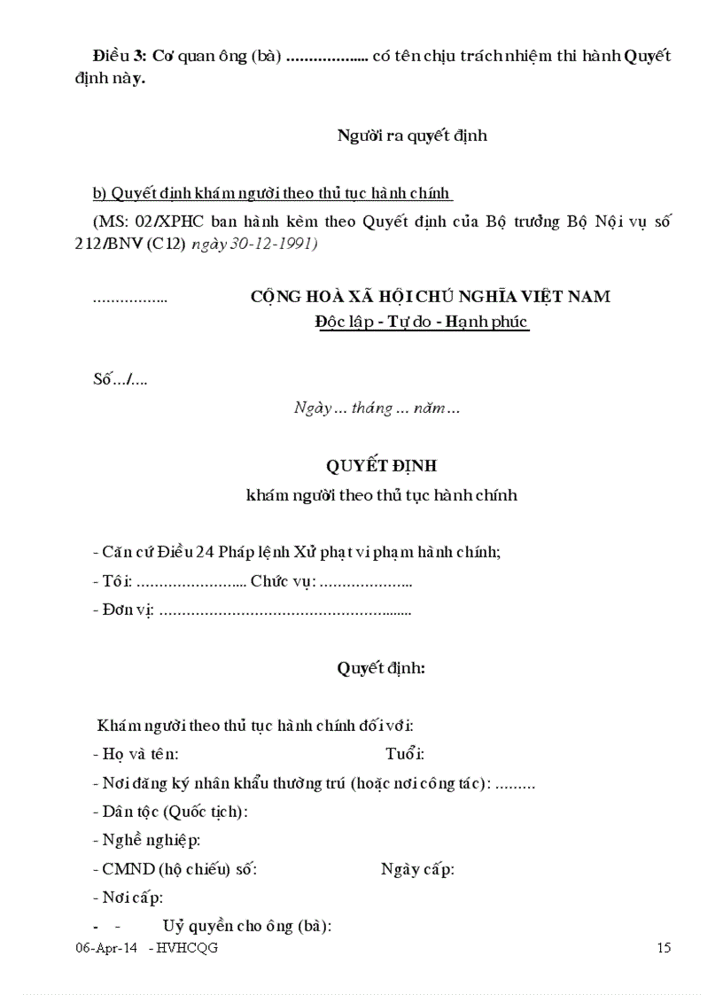 image for page Kỹ thuật xây dựng và ban hành văn bản quản lý hành chính nhà nước Phần 2