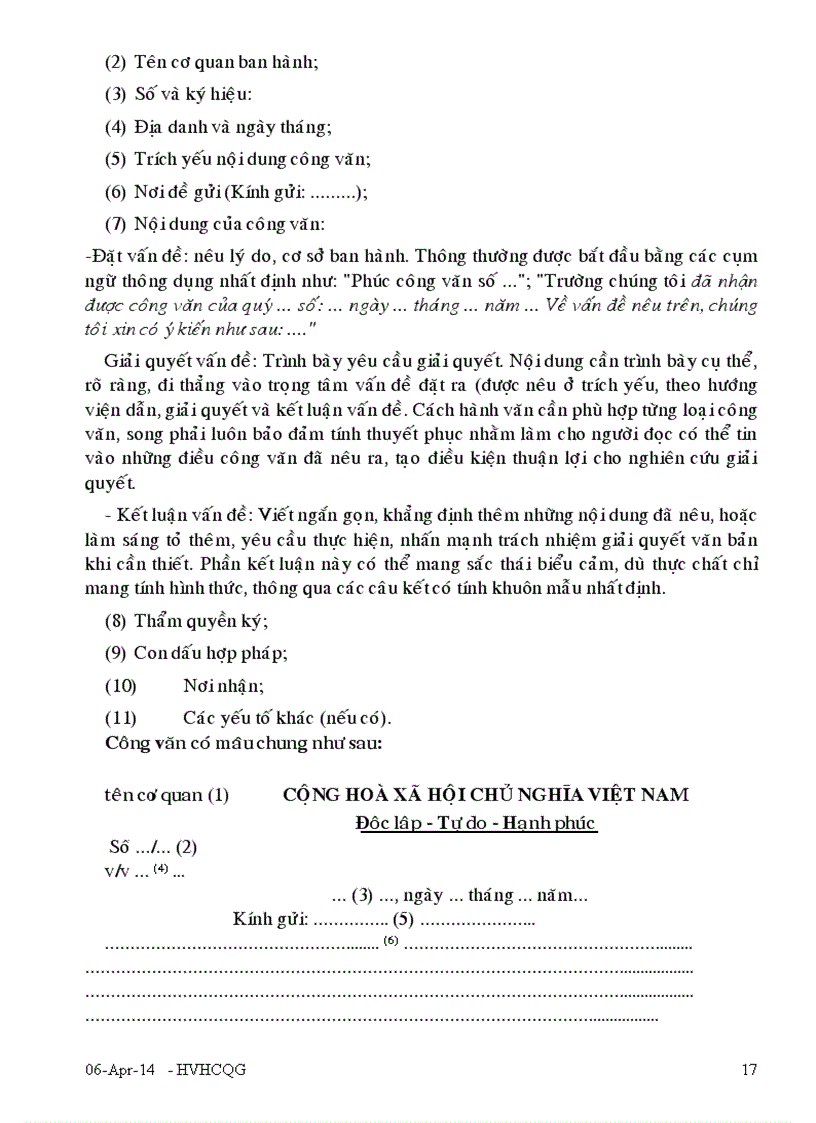 image for page Kỹ thuật xây dựng và ban hành văn bản quản lý hành chính nhà nước Phần 2