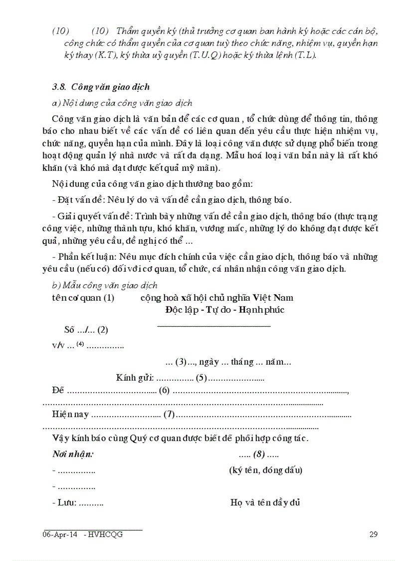 image for page Kỹ thuật xây dựng và ban hành văn bản quản lý hành chính nhà nước Phần 2