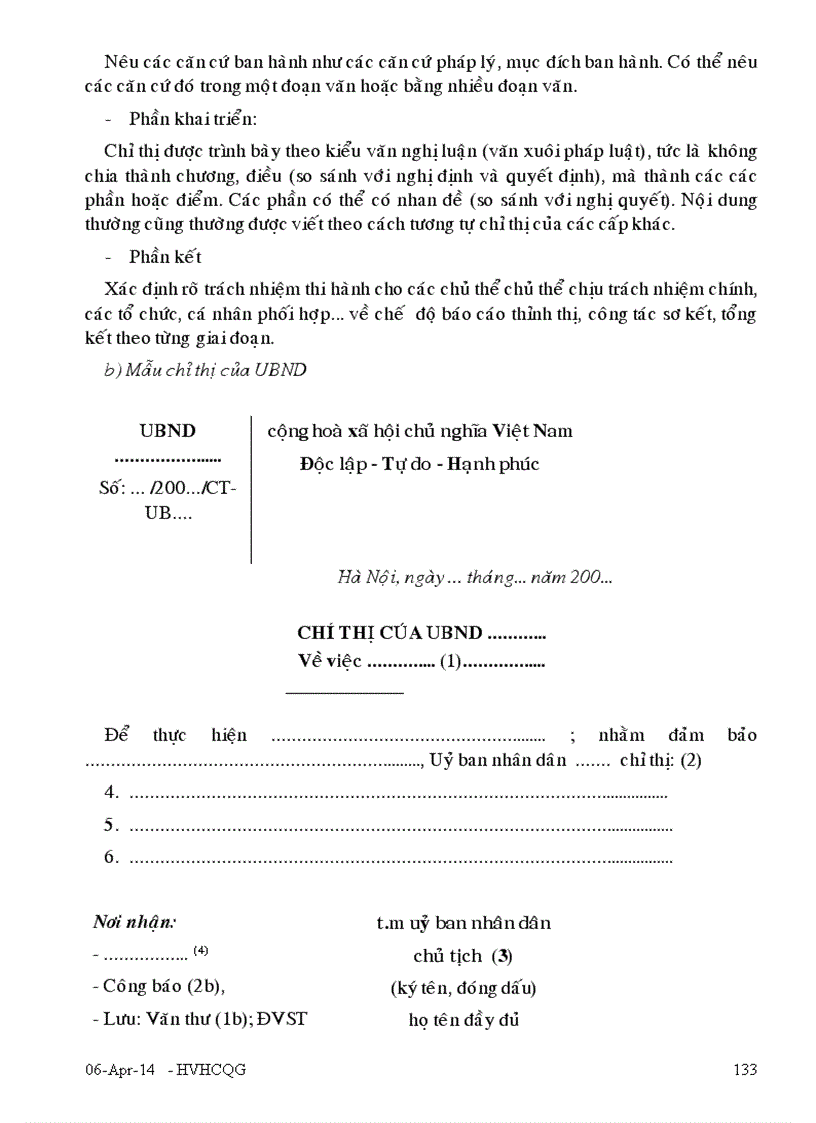 image for page Kỹ thuật xây dựng và ban hành văn bản quản lý hành chính nhà nước Phần 2