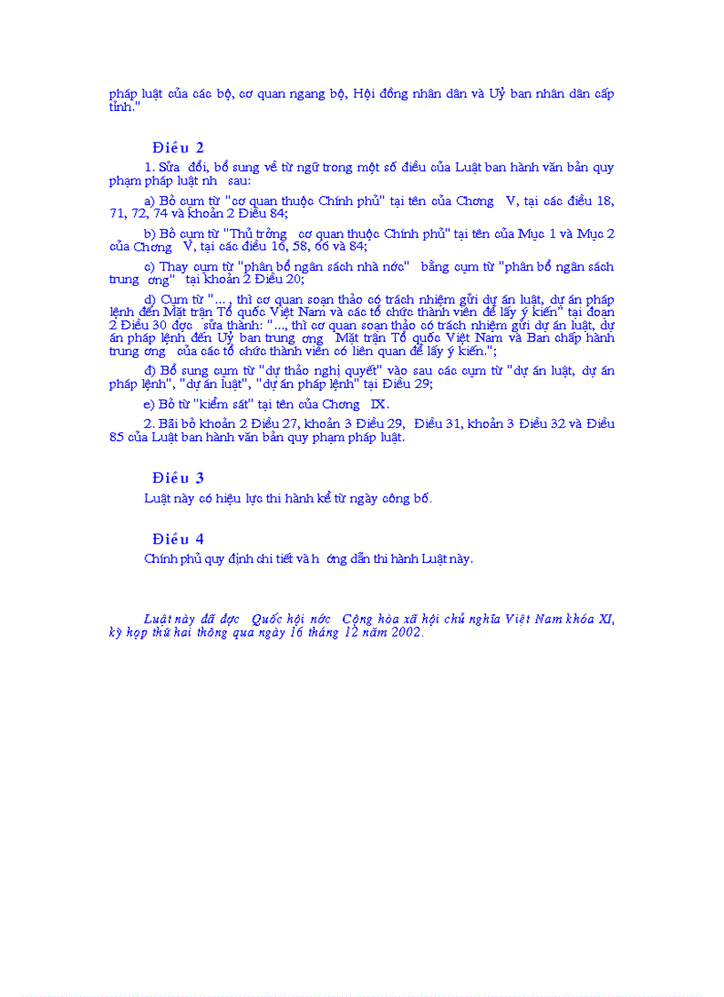 image for page Sửa đổi bổ sung một số điều của Luật ban hành văn bản quy phạm pháp luật