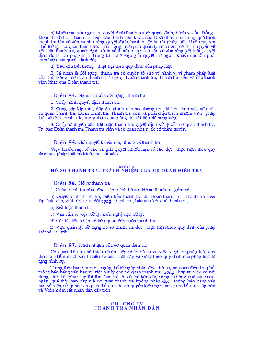 image for page Luật của Quốc hội Nước cộng hoà xã hội chủ nghĩa Việt Nam số 22 2004 QH11 về thanh tra