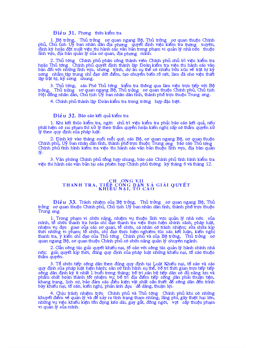 image for page Nghị định của chính phủ Số 23 2003 NĐ CP ngày 12 tháng 3 năm 2003 Ban hành Quy chế làm việc của Chính phủ