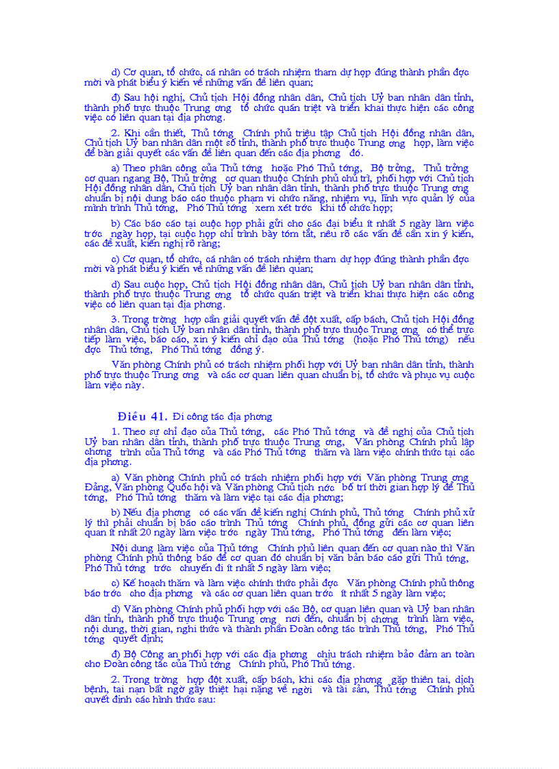 image for page Nghị định của chính phủ Số 23 2003 NĐ CP ngày 12 tháng 3 năm 2003 Ban hành Quy chế làm việc của Chính phủ