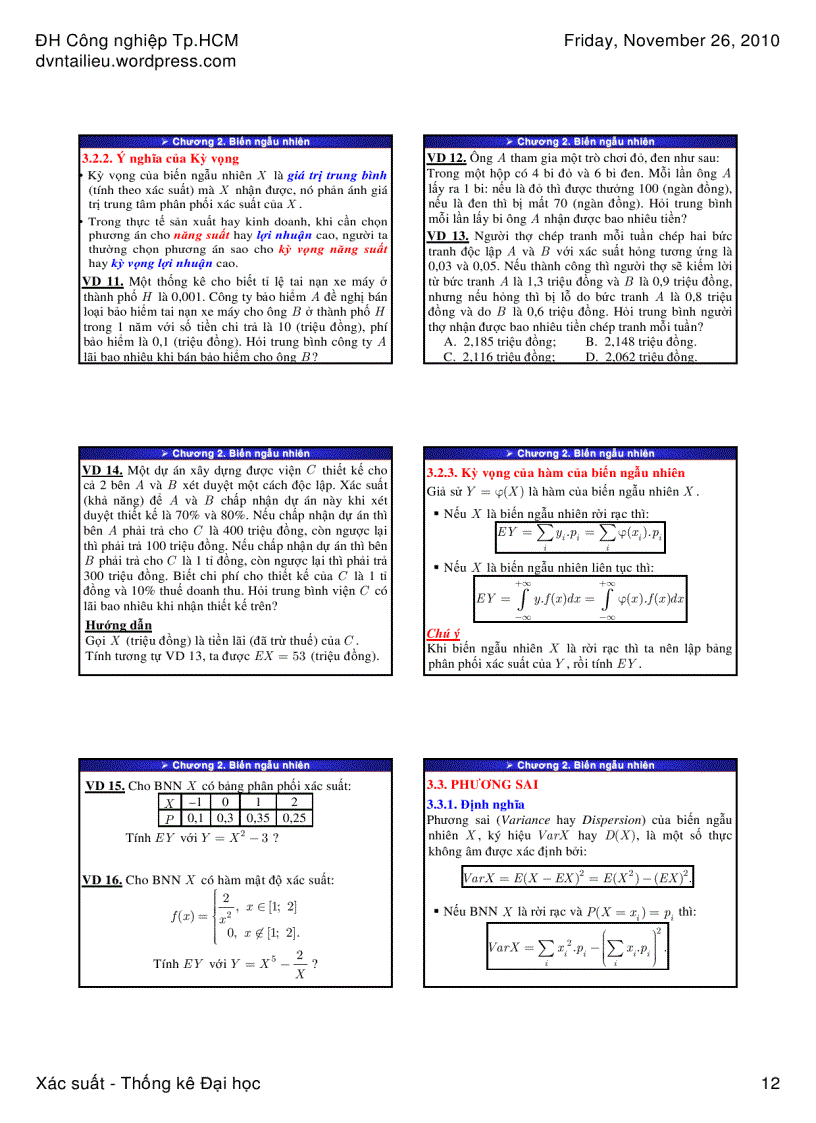 image for page Xác suất thống kê bảng phân phối bài tập trắc nghiệm xác suất thống kê