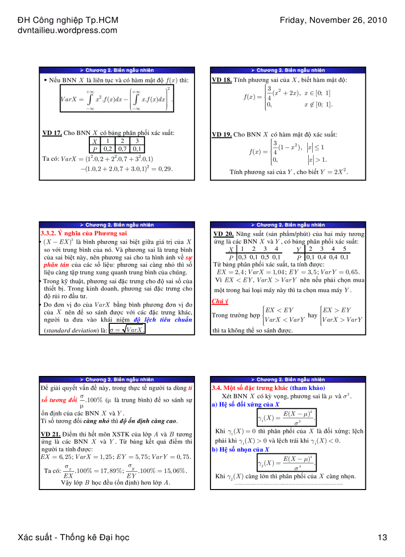 image for page Xác suất thống kê bảng phân phối bài tập trắc nghiệm xác suất thống kê