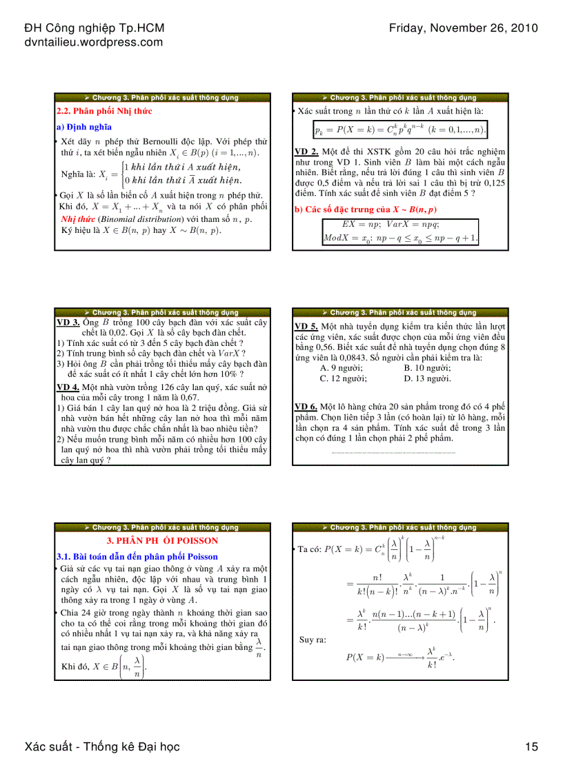 image for page Xác suất thống kê bảng phân phối bài tập trắc nghiệm xác suất thống kê