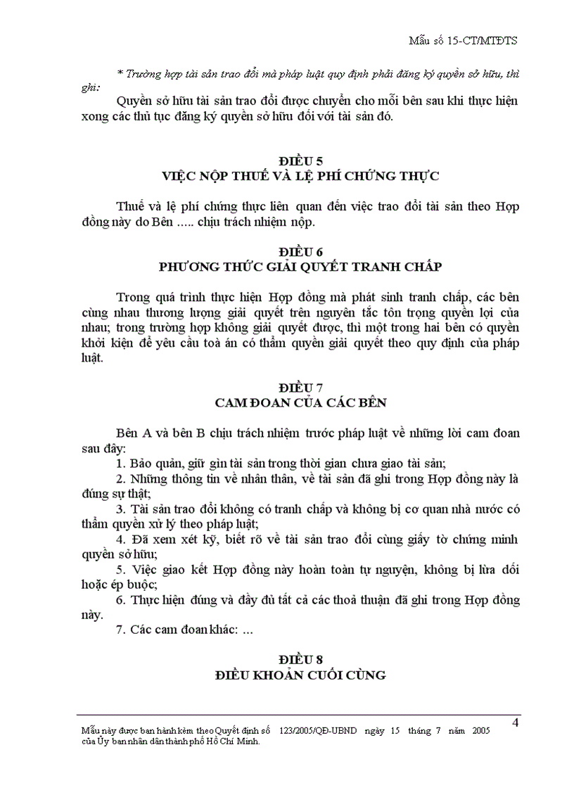 image for page Hợp đồng trao đổi tài sản