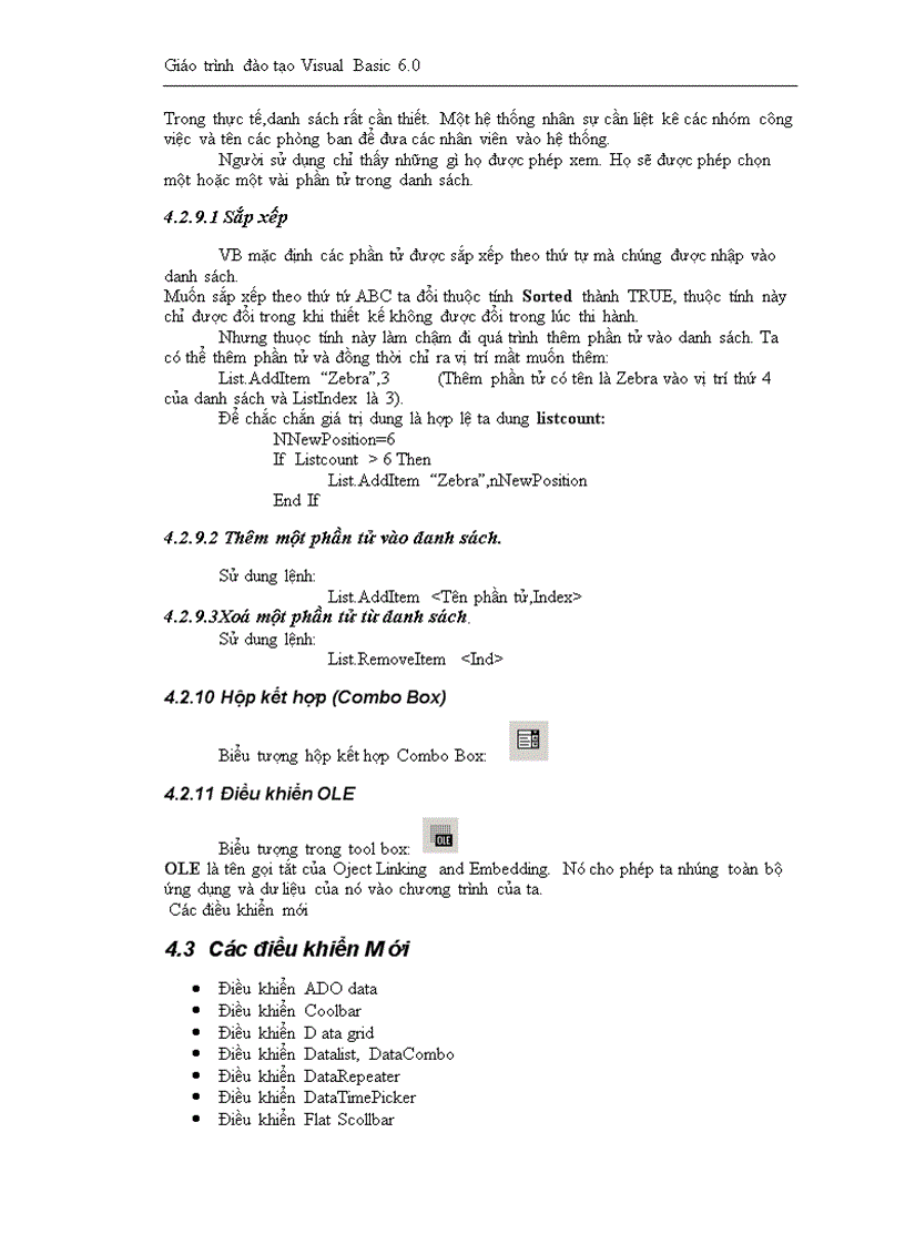 image for page Giáo trình đào tạo Visual Basic 6 0 FPT Software Solution