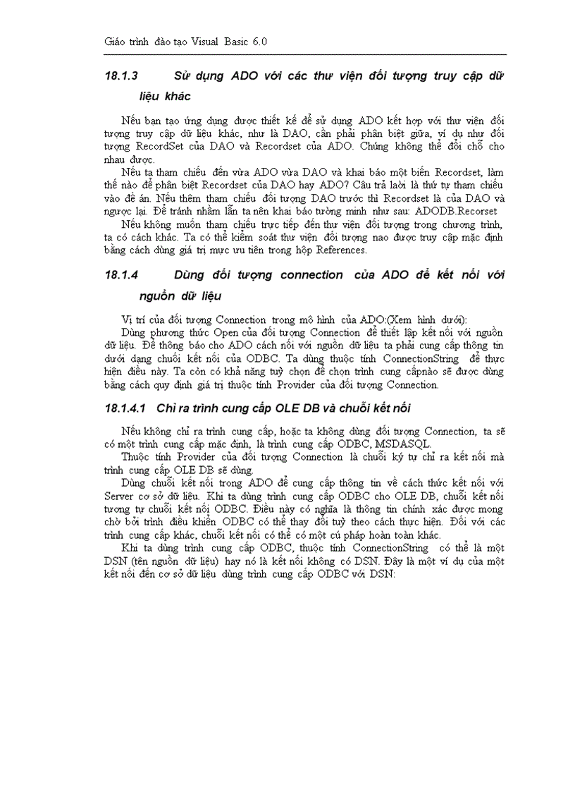 image for page Giáo trình đào tạo Visual Basic 6 0 FPT Software Solution
