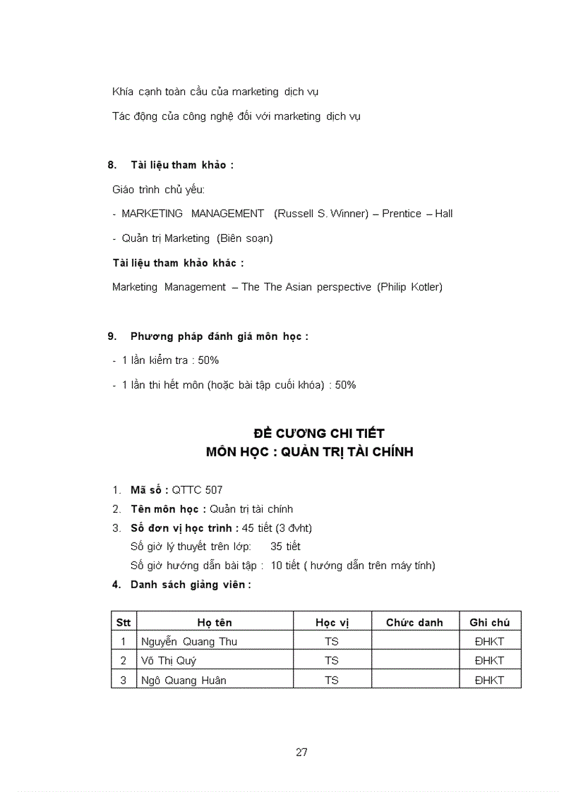 image for page Tập đề cương bài giảng ngành quản trị kinh doanh