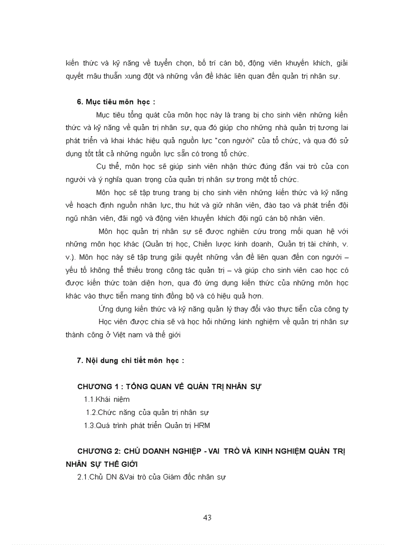 image for page Tập đề cương bài giảng ngành quản trị kinh doanh