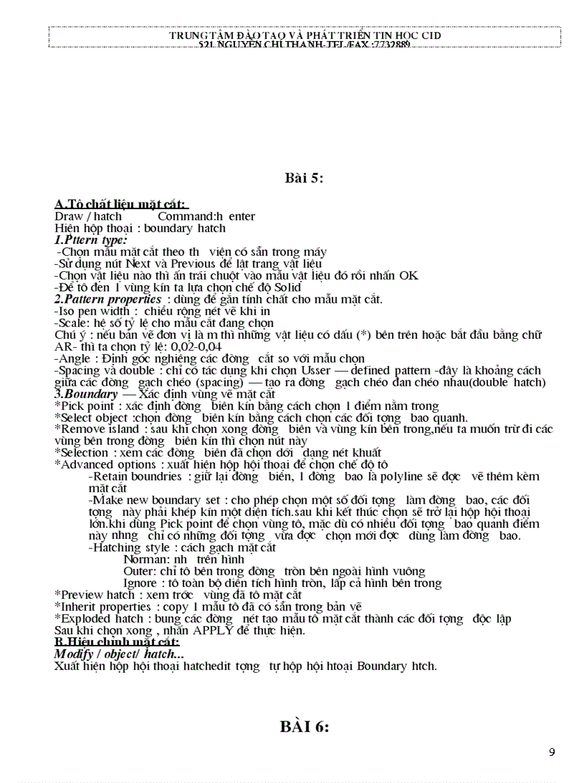 image for page Học autocad cấp tốc