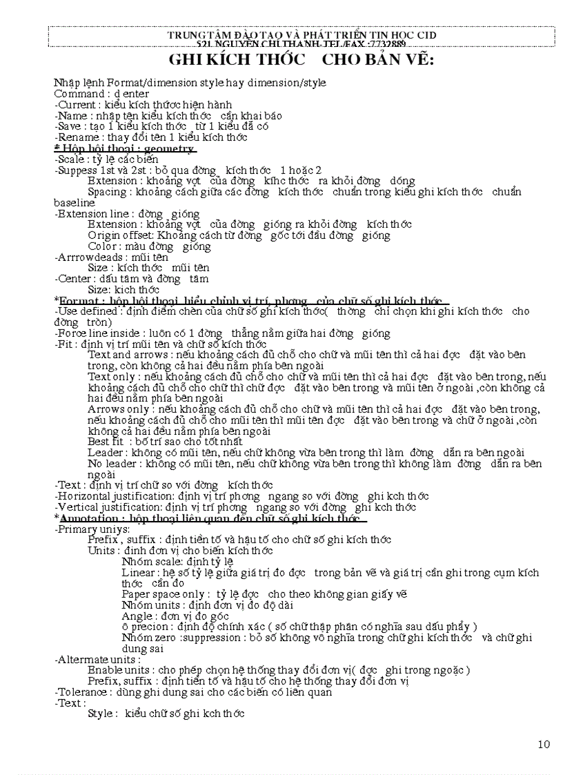 image for page Học autocad cấp tốc