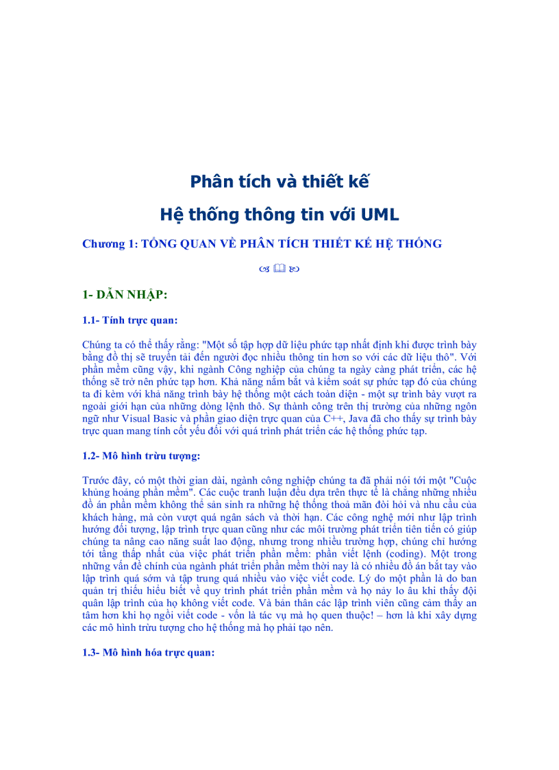 image for page Phân tích thiết kế hệ thống bằng UML
