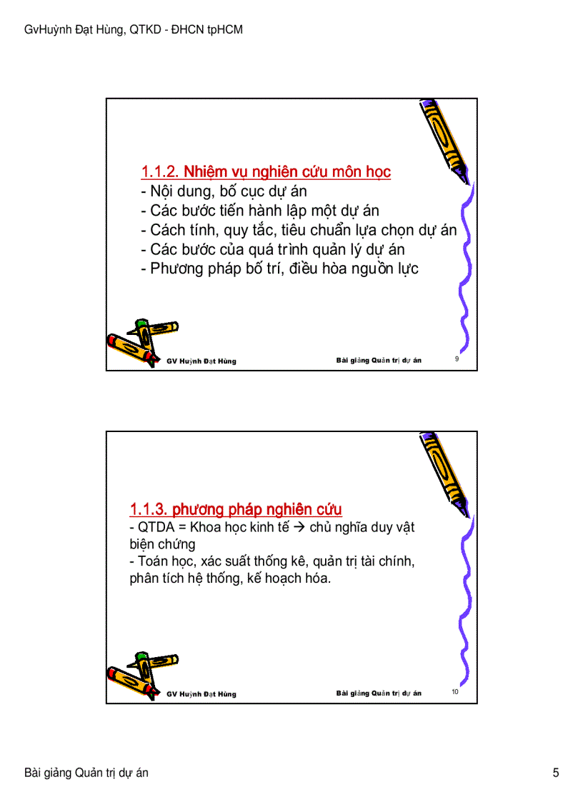 image for page Bài giảng quản trị dự án
