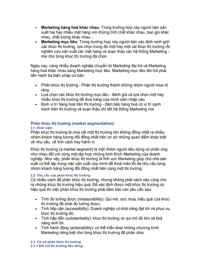 image for page Marketing Căn Bản