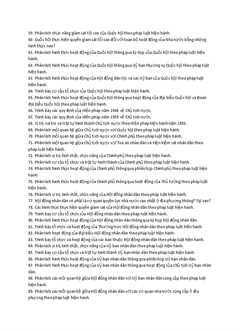 image for page 100 câu hỏi ôn tập luật hiến pháp