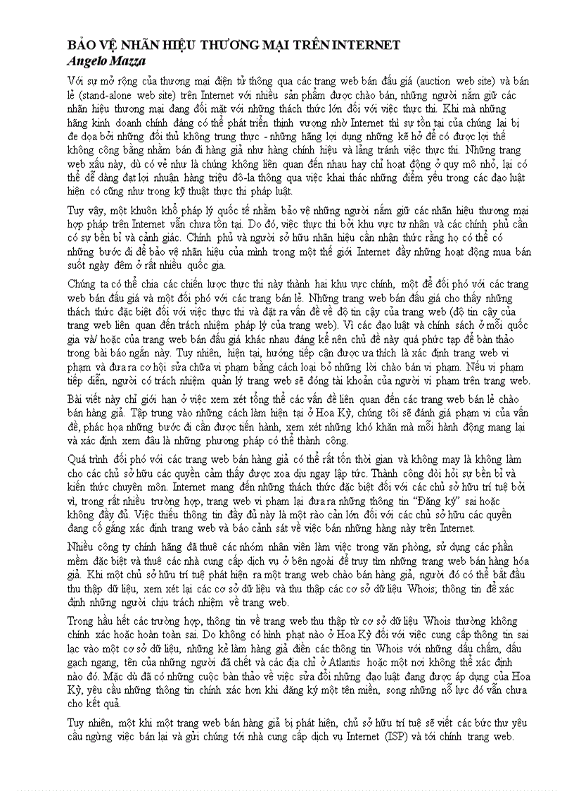 image for page Chuyên đề về quyền sở hữu trí tuệ