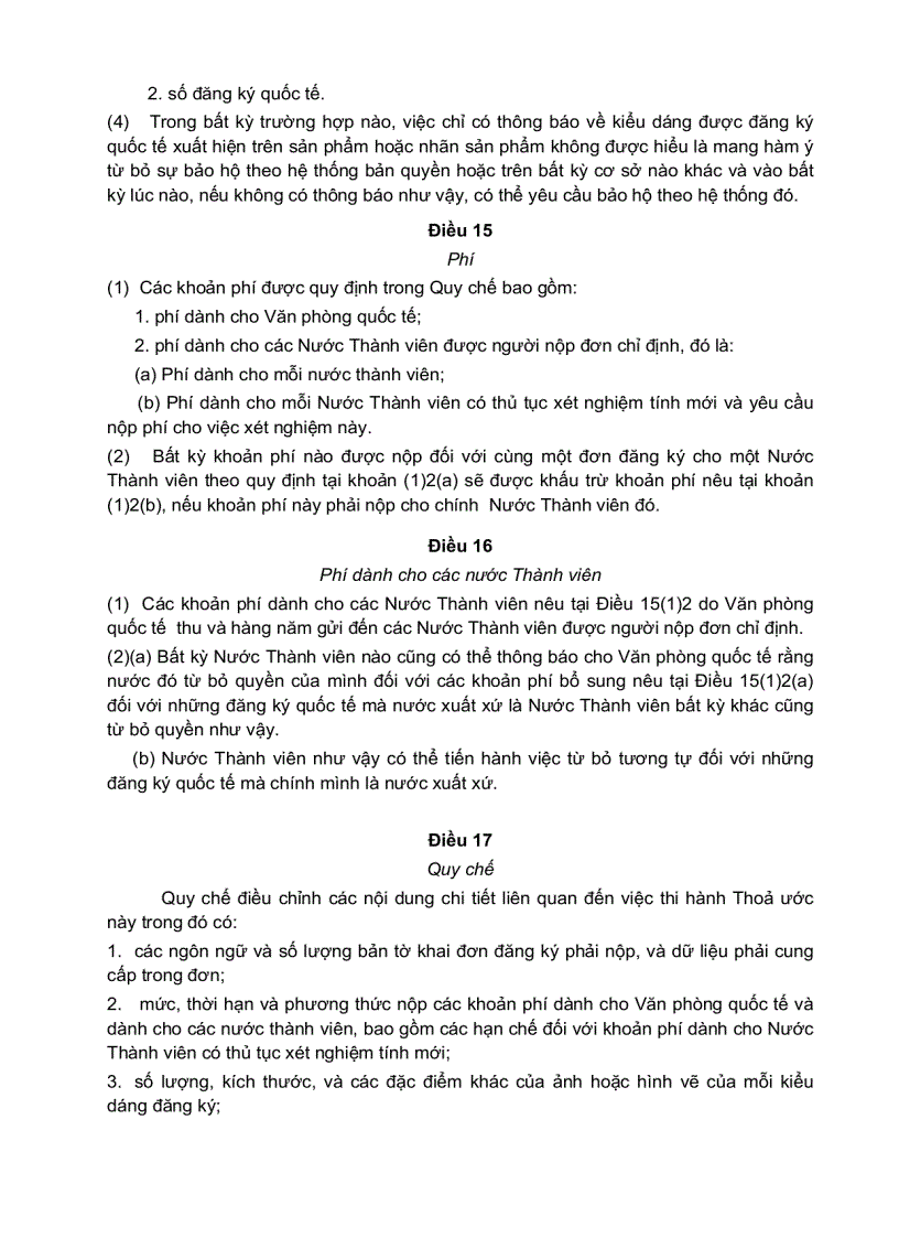 image for page Thoả ước la hay về đăng ký quốc tế kiểu dáng cÙng nghiệp