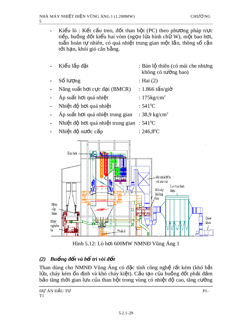 image for page Lò hơi và các thiết bị phụ trợ NMND Vũng Áng