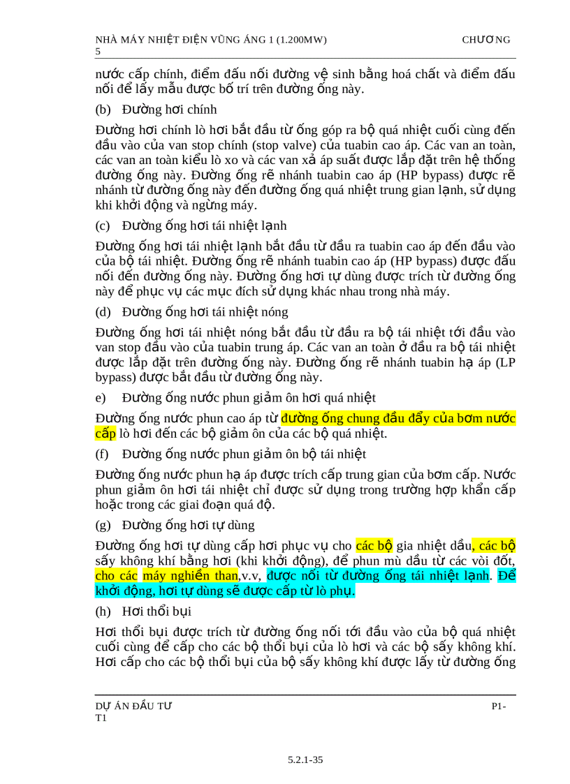 image for page Lò hơi và các thiết bị phụ trợ NMND Vũng Áng