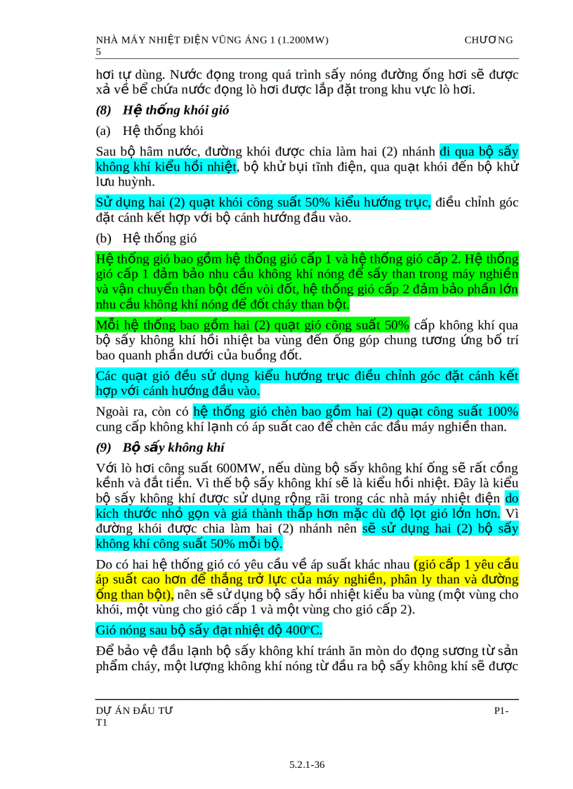 image for page Lò hơi và các thiết bị phụ trợ NMND Vũng Áng