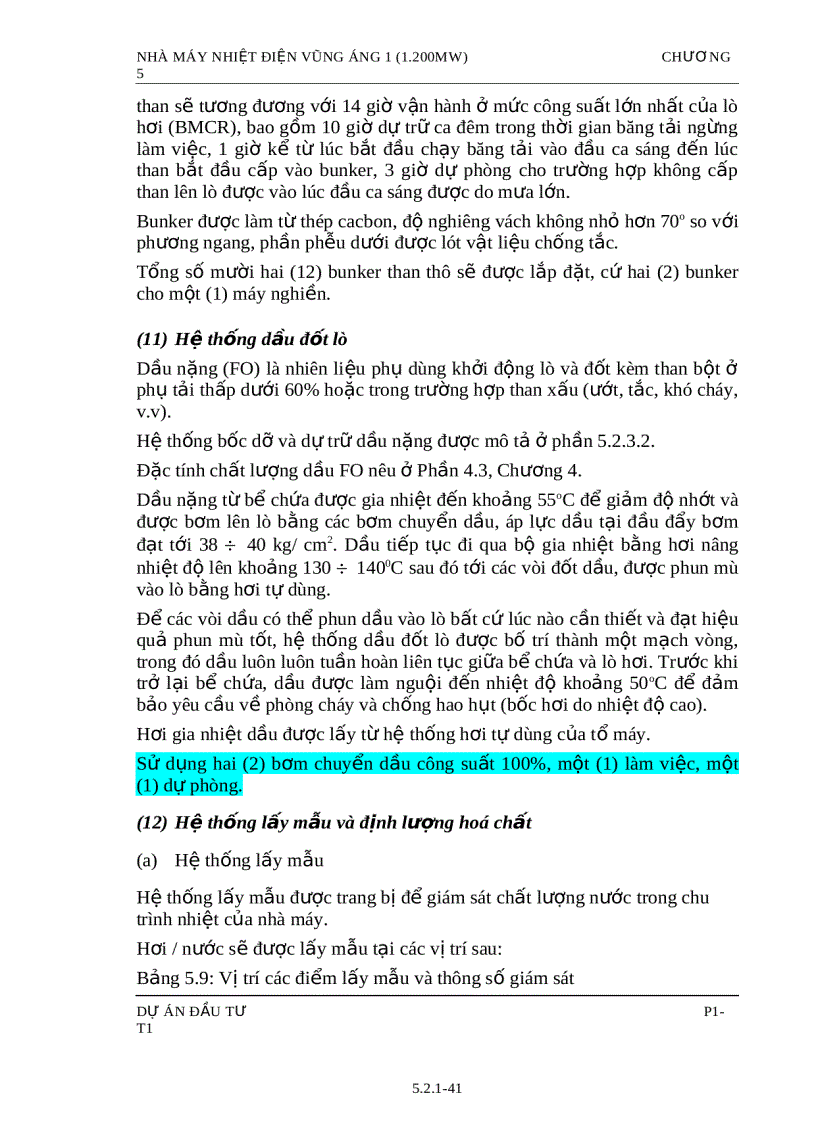 image for page Lò hơi và các thiết bị phụ trợ NMND Vũng Áng