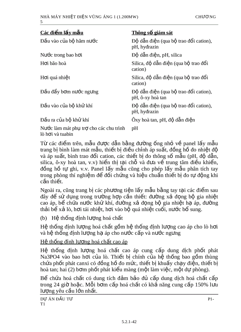 image for page Lò hơi và các thiết bị phụ trợ NMND Vũng Áng