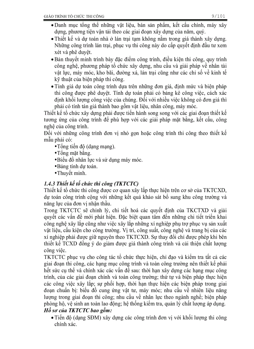 image for page Giáo Trình Tổ Chức Thi Công