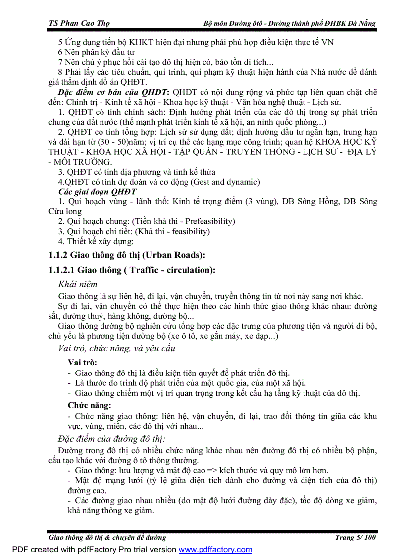 image for page Chuyên đề Đường ô tô cầu đường