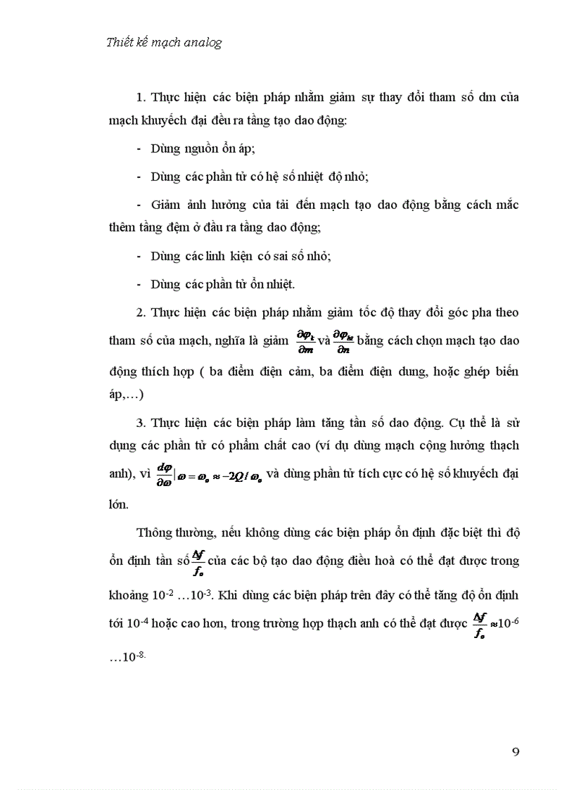 image for page Thiết kế và ứng dụng thành công mạch analog