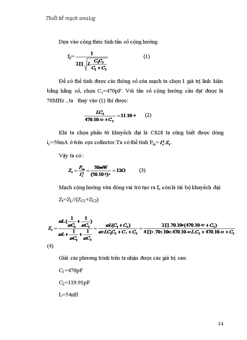 image for page Thiết kế và ứng dụng thành công mạch analog