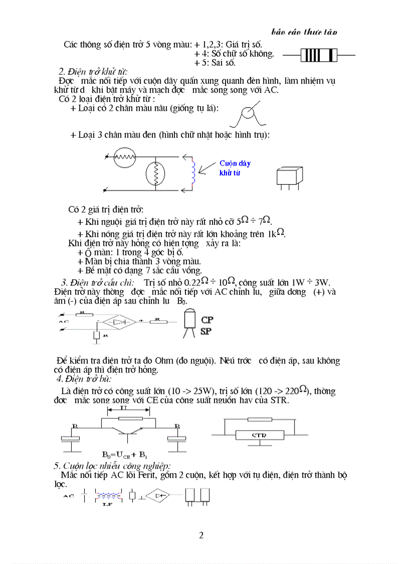 image for page Báo cáo Thực tập Tìm hiểu và Sửa chữa Tivi