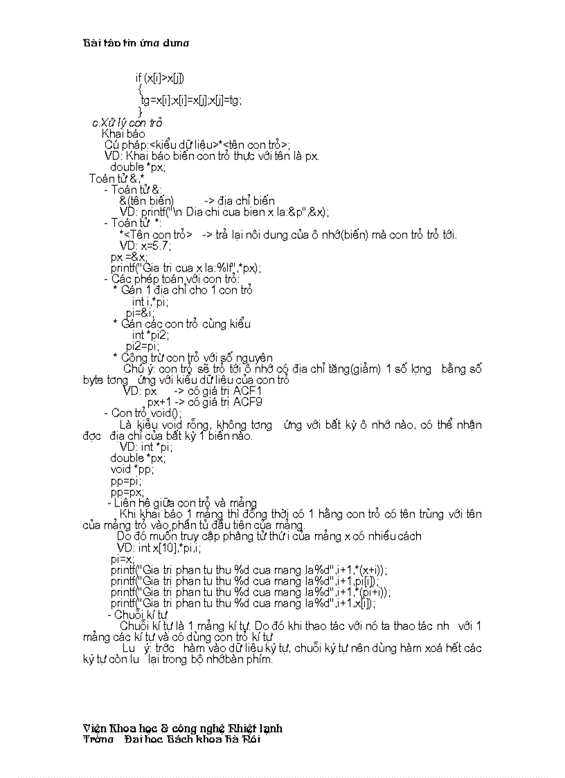 image for page Bài tập tin ứng dụng Lập trình C