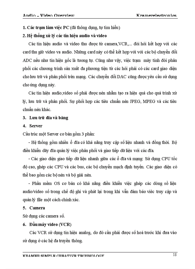 image for page Audio Video Overview Kramerelectronics