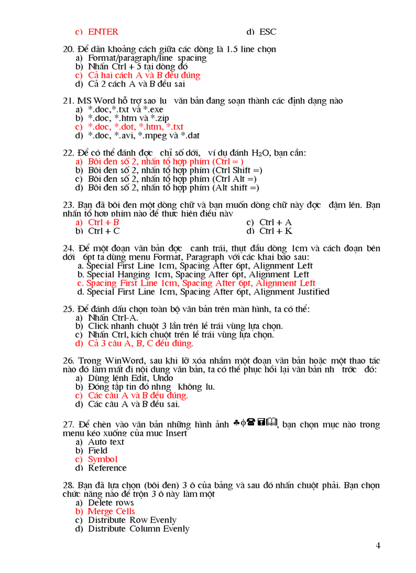 image for page Hướng dẫn ôn tập môn tin học văn phòng Phục vụ thi tuyển cán bộ công chức Năm 2011