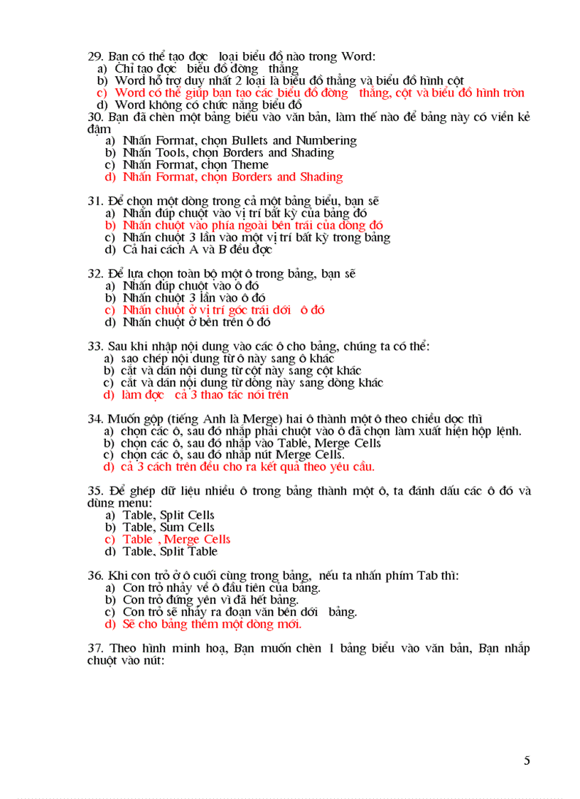 image for page Hướng dẫn ôn tập môn tin học văn phòng Phục vụ thi tuyển cán bộ công chức Năm 2011