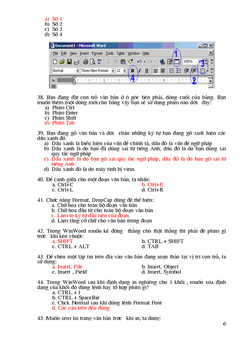 image for page Hướng dẫn ôn tập môn tin học văn phòng Phục vụ thi tuyển cán bộ công chức Năm 2011