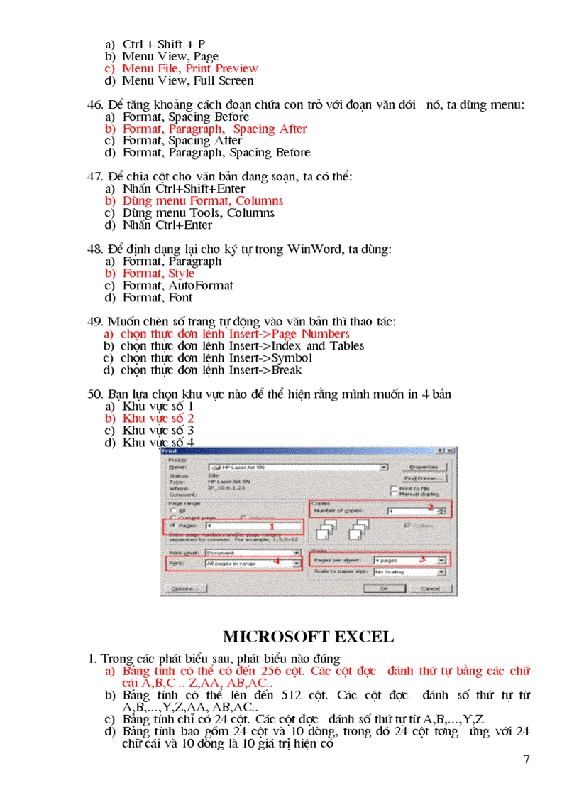 image for page Hướng dẫn ôn tập môn tin học văn phòng Phục vụ thi tuyển cán bộ công chức Năm 2011