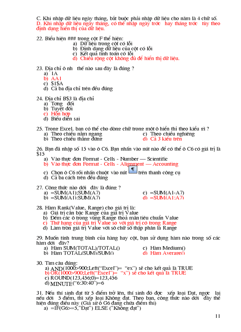image for page Hướng dẫn ôn tập môn tin học văn phòng Phục vụ thi tuyển cán bộ công chức Năm 2011