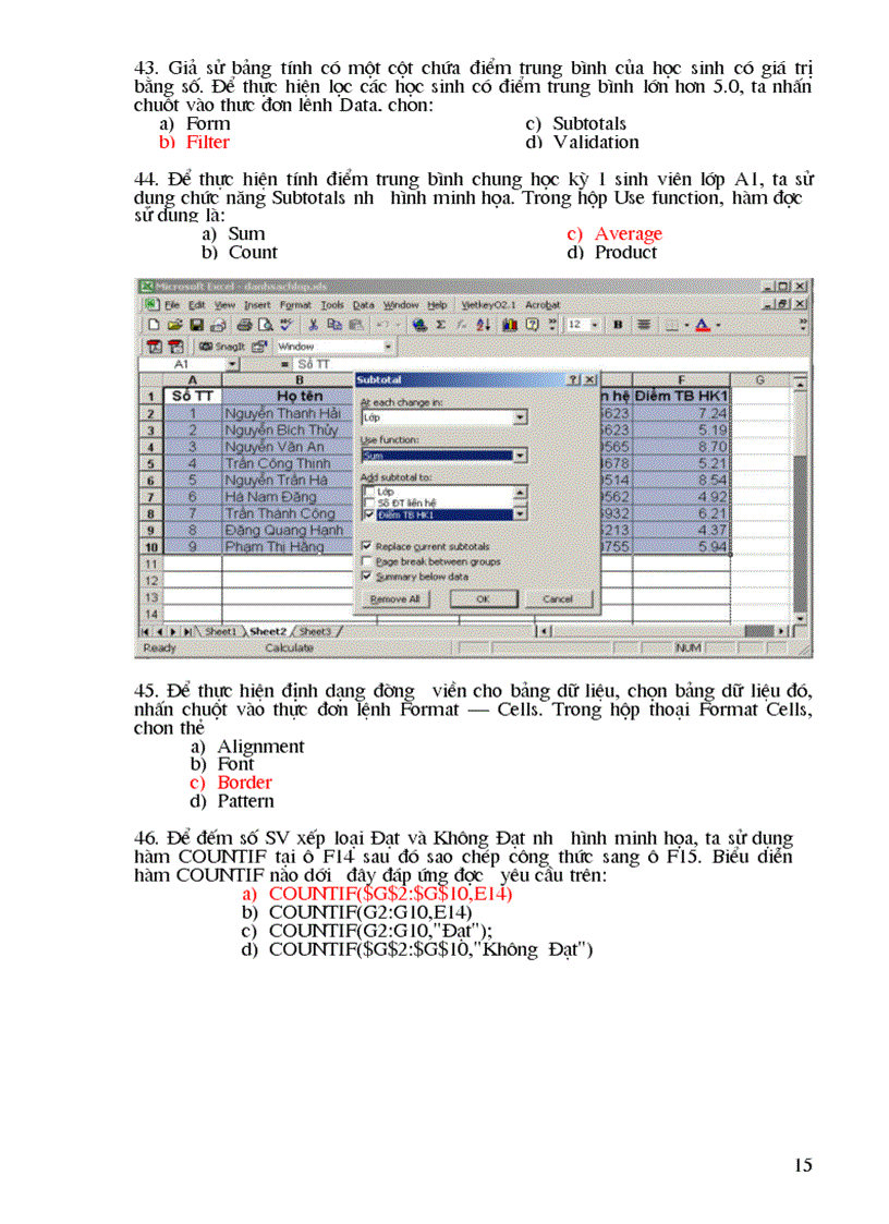 image for page Hướng dẫn ôn tập môn tin học văn phòng Phục vụ thi tuyển cán bộ công chức Năm 2011