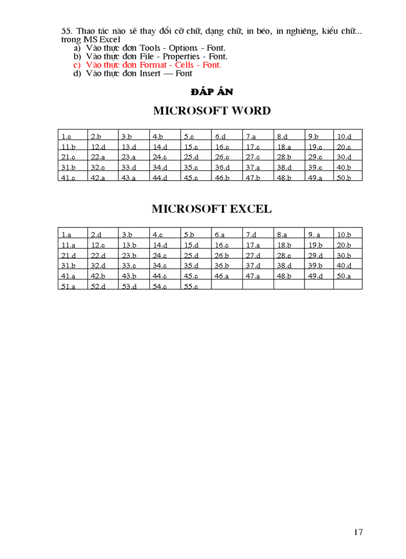 image for page Hướng dẫn ôn tập môn tin học văn phòng Phục vụ thi tuyển cán bộ công chức Năm 2011
