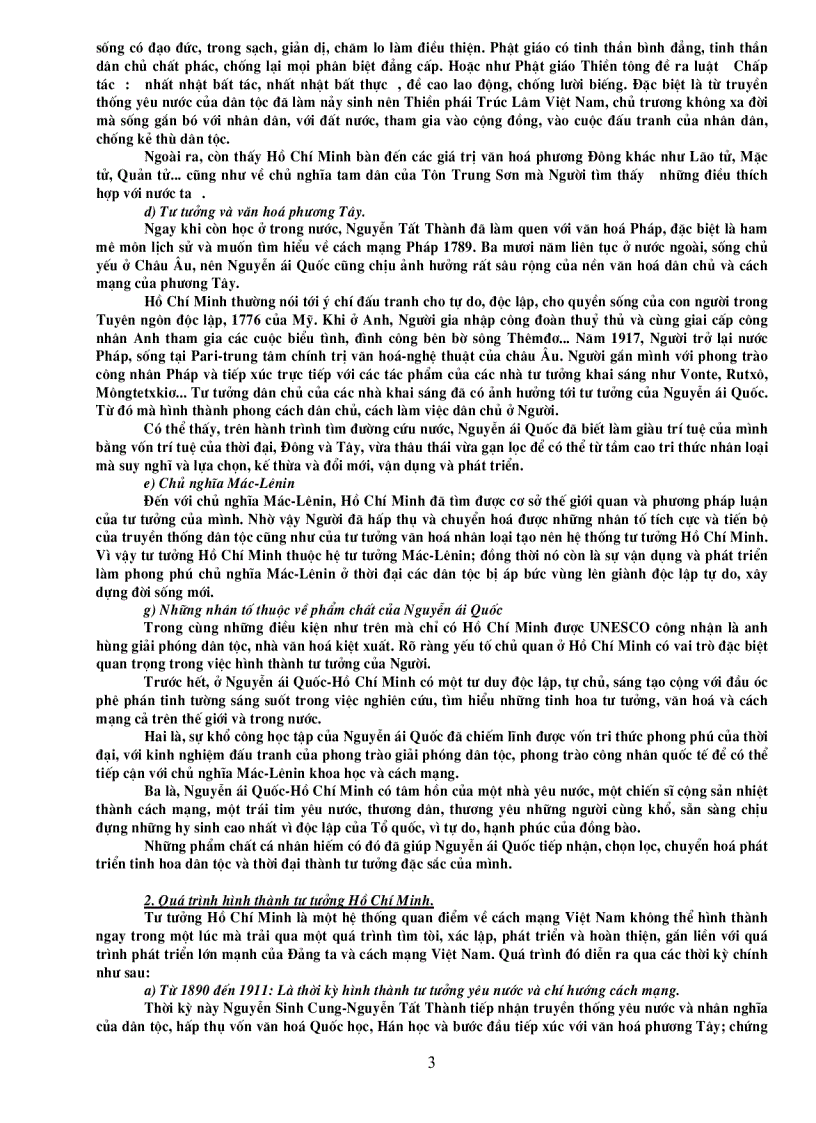 image for page Câu hỏi ôn tập môn tư tưởng Hồ Chí Minh